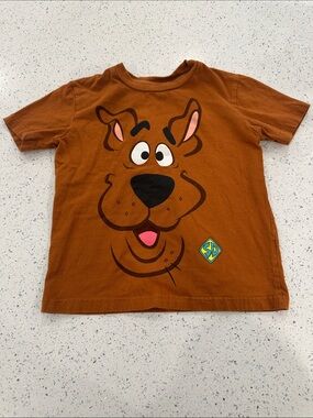 Scooby-Doo Brown Kids Graphic Tee